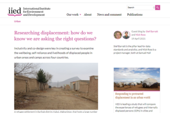 Screenshot of blog Screenshot of blog