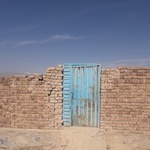 An image of a door in Afghanistan.